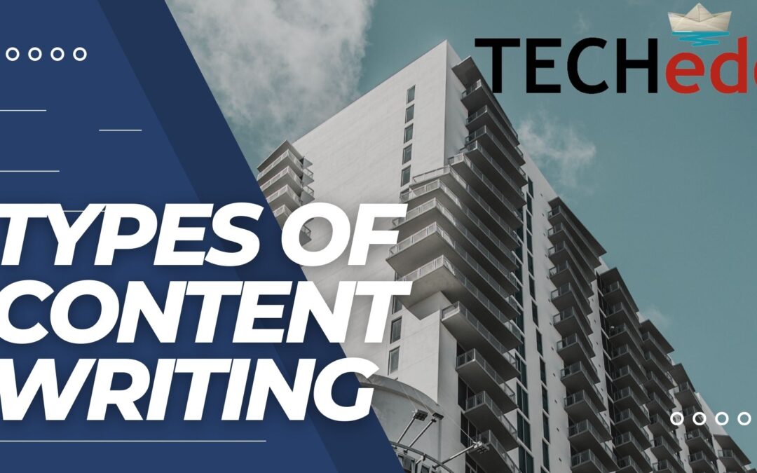 Different types of content writing :-