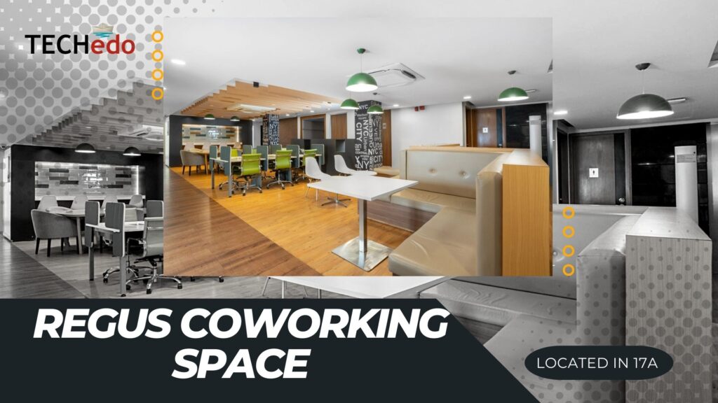 Interior of Regus Coworking Space. Top Coworking spaces in Chandigarh
