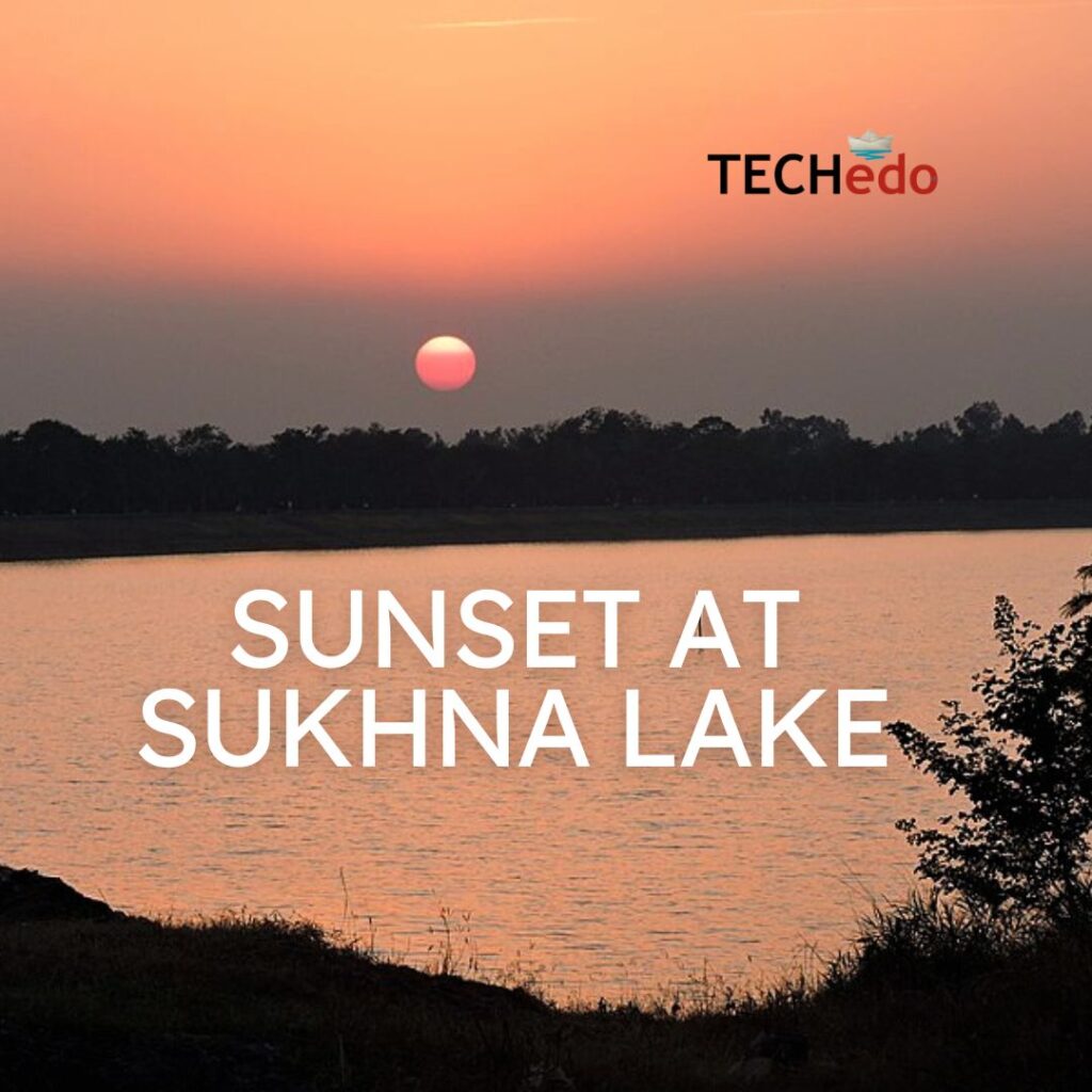 Sunset at Sukhna Lake