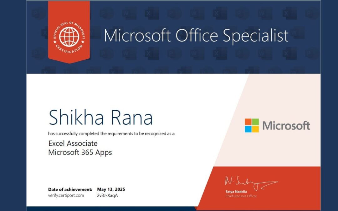 Advanced Excel Certification and Course in Chandigarh