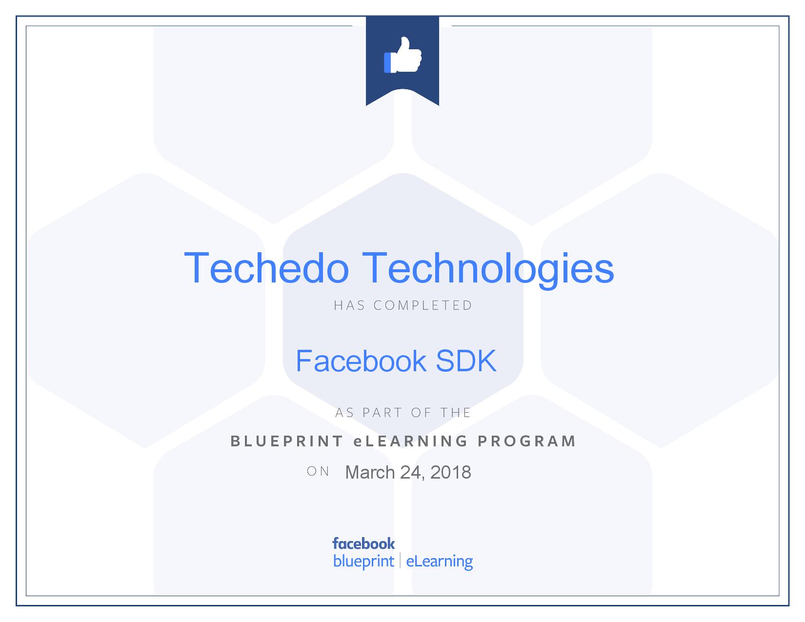 Facebook SDK Certificate